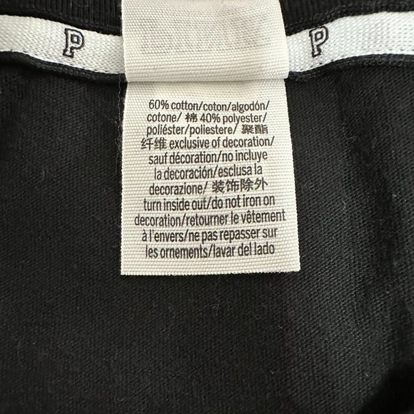 PINK XS Short Sleeved Oversized Crop - Picture 5 of 7